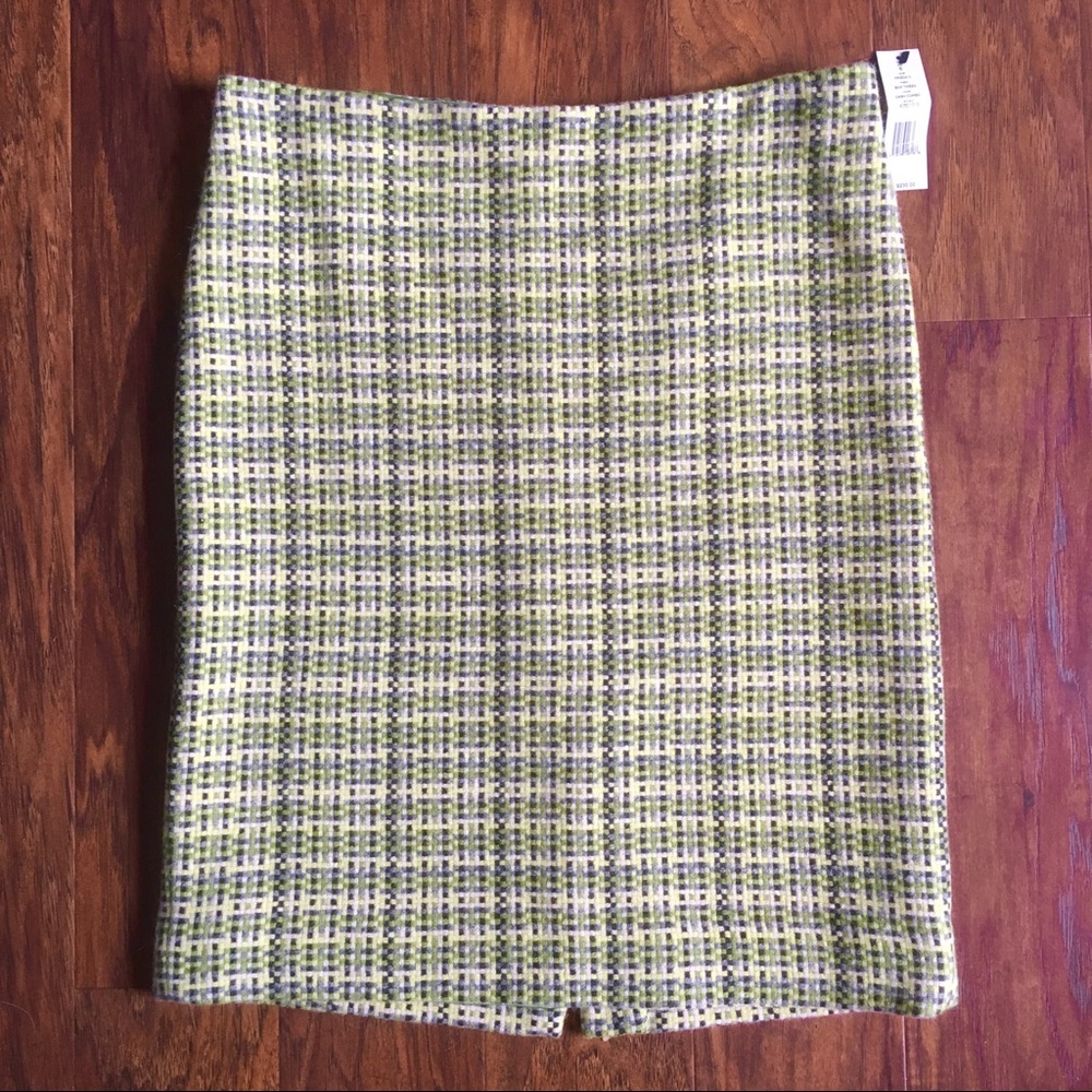 Theory Box Tweed Pencil Skirt Perfect Condition